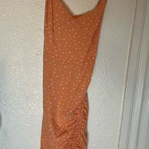 Orange sun dress